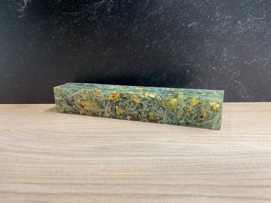 Money and Gold Flake Pen Blanks